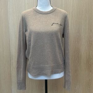 Favorite Daughter 100% Cashmere Crewneck Sweater - Size Small